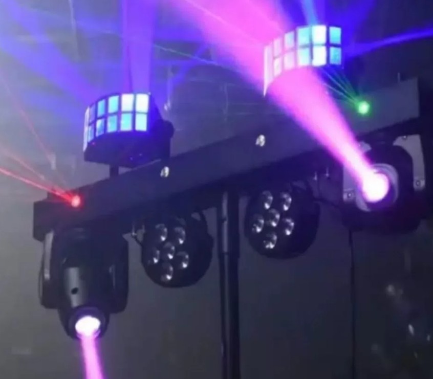 Комплект цветомузыки 10 в 1