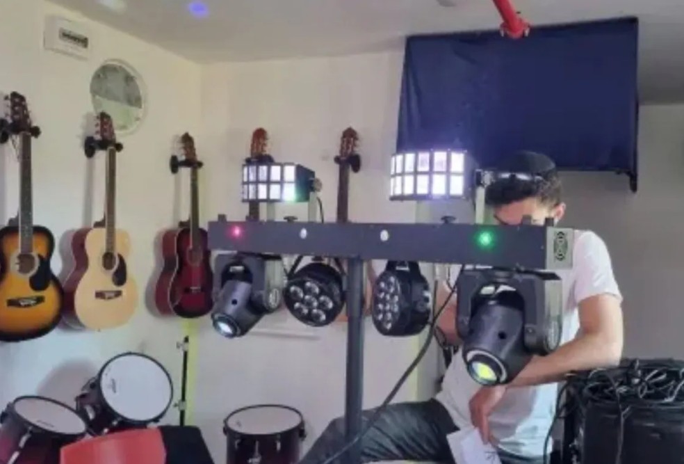 Комплект цветомузыки 10 в 1