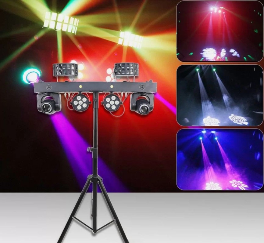 Комплект цветомузыки 10 в 1